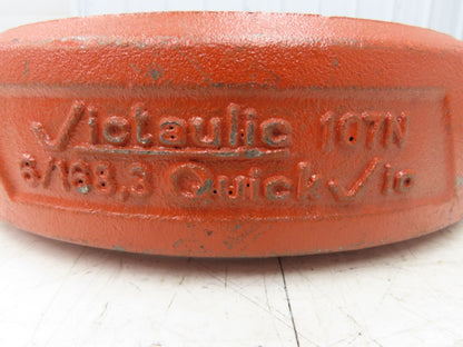 Victaulic 107N QuickVic 6" Rigid Coupling Grooved Pipe Fitting w/Gasket Lot of 2