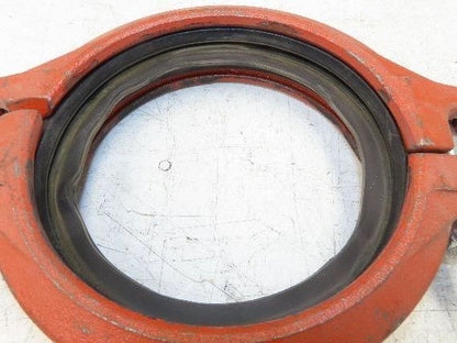 Victaulic 107N QuickVic 6" Rigid Coupling Grooved Pipe Fitting w/Gasket Lot of 2