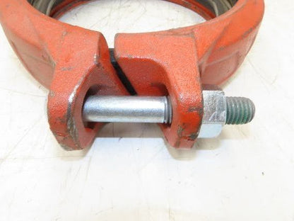 Victaulic 107N QuickVic 6" Rigid Coupling Grooved Pipe Fitting w/Gasket Lot of 2