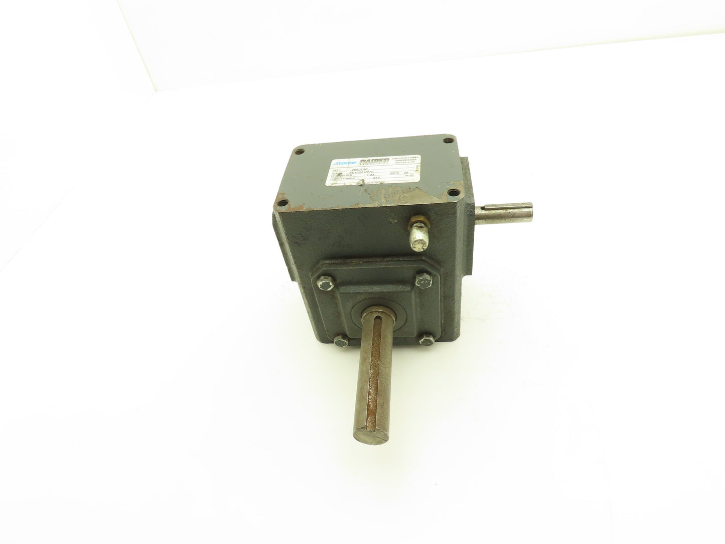 Morse Raider 206UL20 Worm Gearbox 20:1 Reducer 1.3hp 88rpm LH 4" Output Shaft