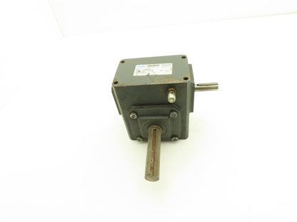 Morse Raider 206UL20 Worm Gearbox 20:1 Reducer 1.3hp 88rpm LH 4" Output Shaft