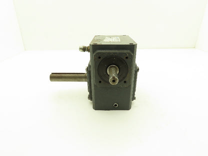 Morse Raider 206UL20 Worm Gearbox 20:1 Reducer 1.3hp 88rpm LH 4" Output Shaft