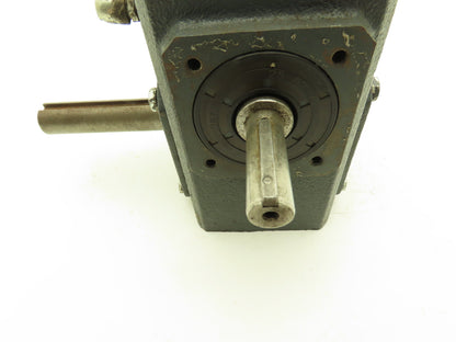 Morse Raider 206UL20 Worm Gearbox 20:1 Reducer 1.3hp 88rpm LH 4" Output Shaft