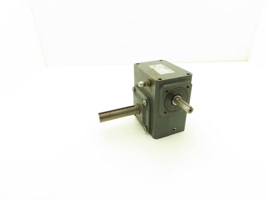 Morse Raider 206UL20 Worm Gearbox 20:1 Reducer 1.3hp 88rpm LH 4" Output Shaft