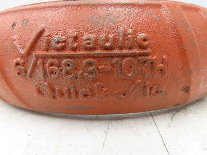 Victaulic 107H QuickVic 6" Rigid Coupling Grooved Pipe Fitting w/Gasket Lot of 2