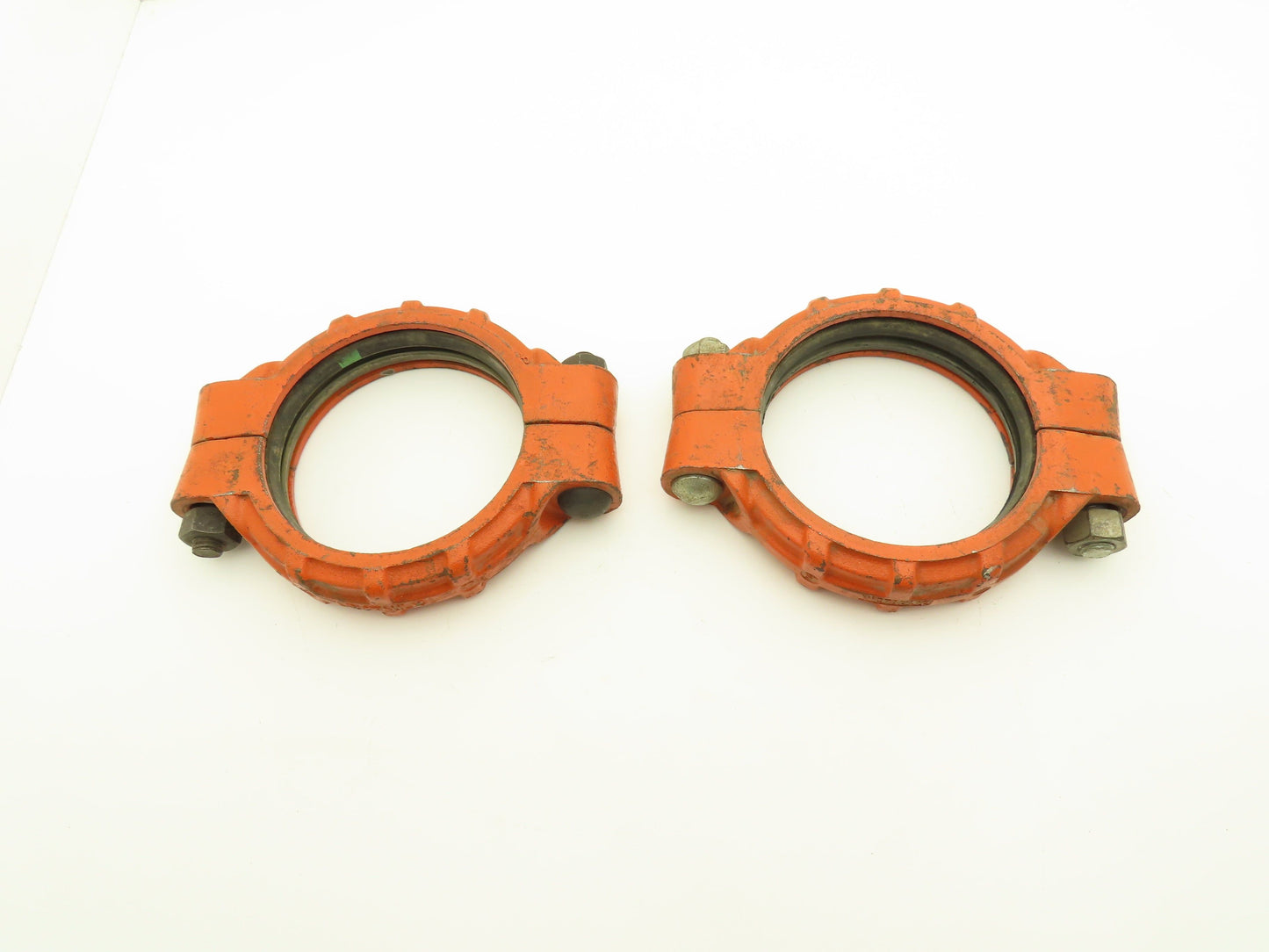 Victaulic 77 QuickVic 6" Rigid Coupling Grooved Pipe Fitting w/Gasket Lot of 2