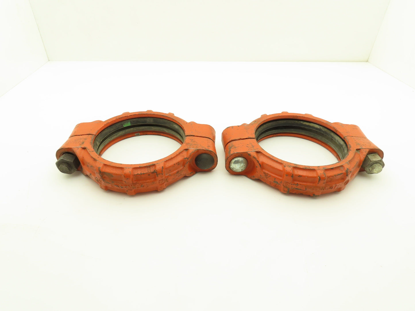 Victaulic 77 QuickVic 6" Rigid Coupling Grooved Pipe Fitting w/Gasket Lot of 2