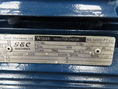 Edwards EH1200 Roots Blower Vacuum Mechanical Booster Pump 845cfm 3kw 230/460V
