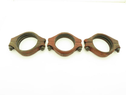 Tyler GB Gruvagrip No 105  5" Grooved Coupling Pipe Fitting w/Gasket Lot of 3