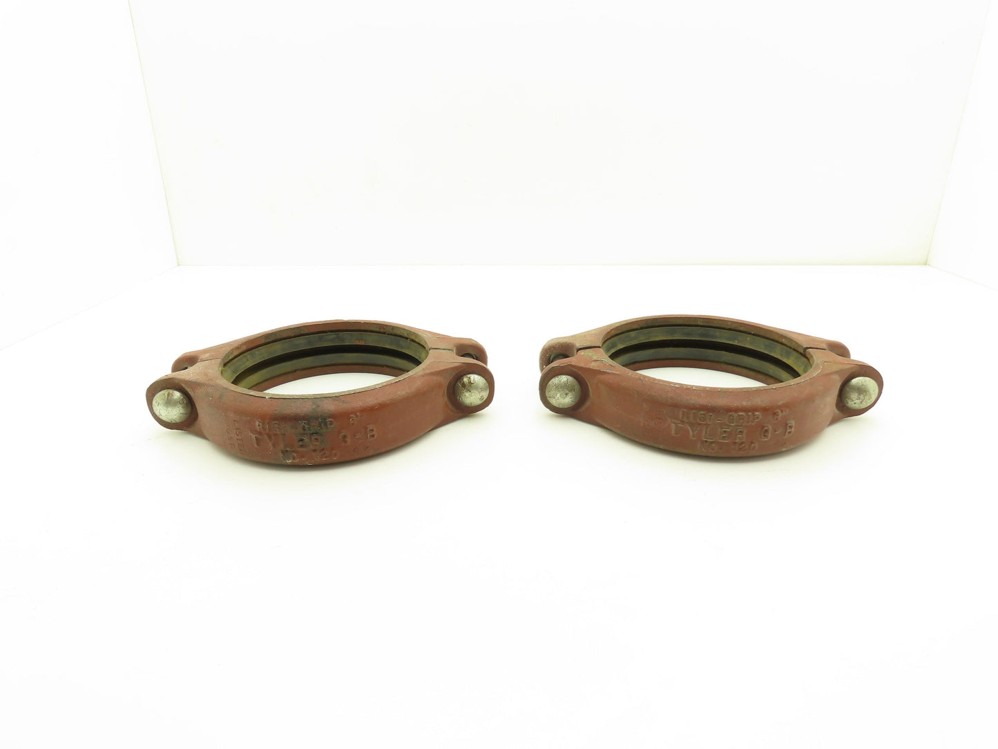 Tyler G-B No 120 Rigi-Grip 6" Grooved Coupling Pipe Fitting w/Gasket Lot of 2