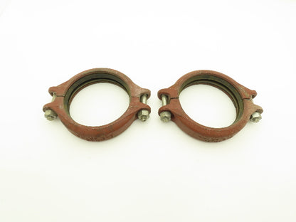 Tyler G-B No 120 Rigi-Grip 6" Grooved Coupling Pipe Fitting w/Gasket Lot of 2