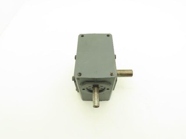 Morse Raider 206UR15 Worm Gearbox 15:1 Reducer 1.6hp 117rpm RH Output Shaft