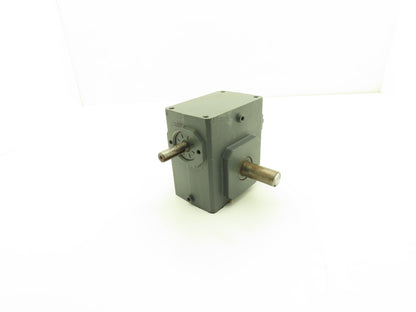 Morse Raider 206UR15 Worm Gearbox 15:1 Reducer 1.6hp 117rpm RH Output Shaft