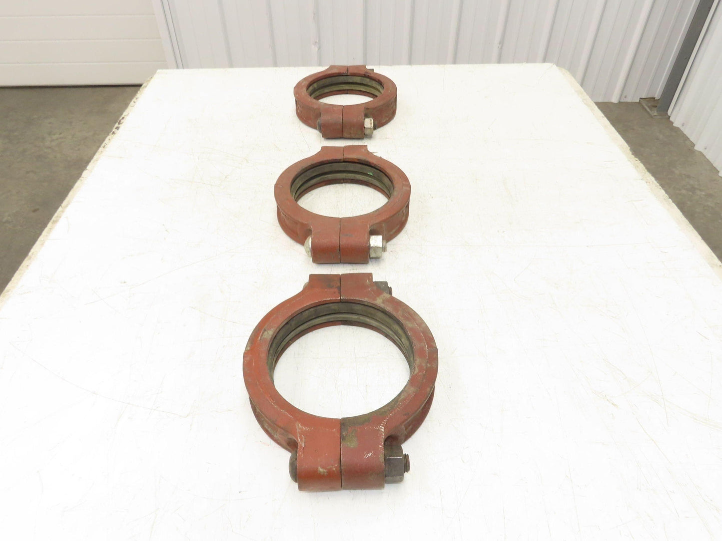 Tyler G-B No 100 Gruva-Grip 6" Grooved Coupling Pipe Fitting w/Gasket Lot of 3