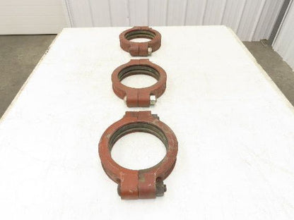 Tyler G-B No 100 Gruva-Grip 6" Grooved Coupling Pipe Fitting w/Gasket Lot of 3
