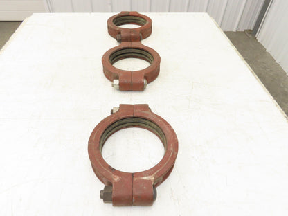 Tyler G-B No 100 Gruva-Grip 6" Grooved Coupling Pipe Fitting w/Gasket Lot of 3