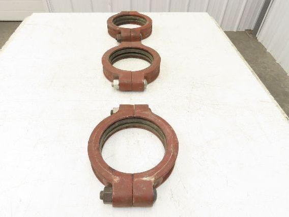 Tyler G-B No 100 Gruva-Grip 6" Grooved Coupling Pipe Fitting w/Gasket Lot of 3