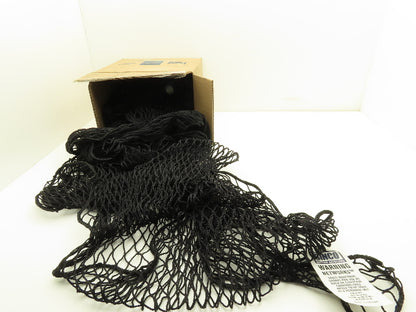 Sinco 5AU87 Conveyor Net 3'x 50' Black Nylon Safety Netting Fall Prevention