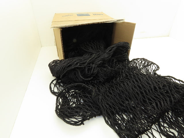 Sinco 5AU87 Conveyor Net 3'x 50' Black Nylon Safety Netting Fall Prevention