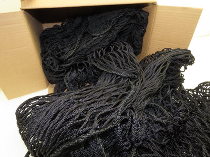 Sinco 5AU87 Conveyor Net 3'x 50' Black Nylon Safety Netting Fall Prevention