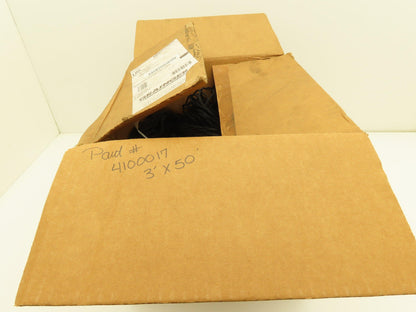 Sinco 5AU87 Conveyor Net 3'x 50' Black Nylon Safety Netting Fall Prevention