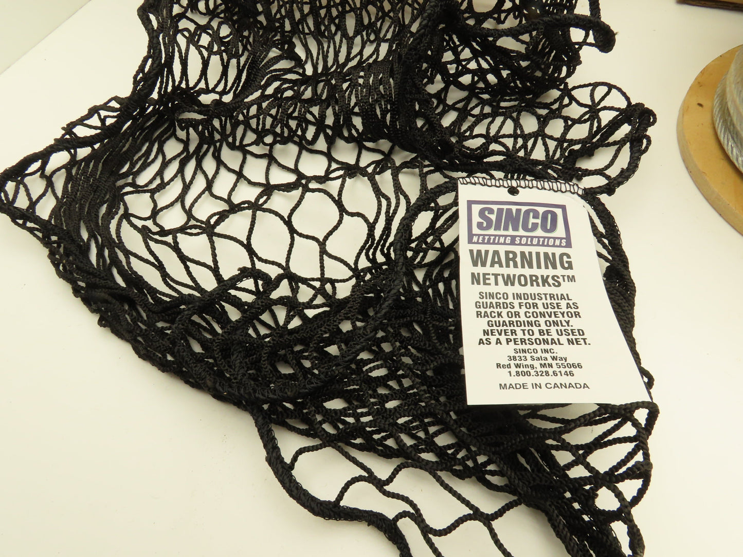 Sinco 5AU87/5AU88 Conveyor Net 3'x 50' Nylon Safety Netting Kit w/Hardware