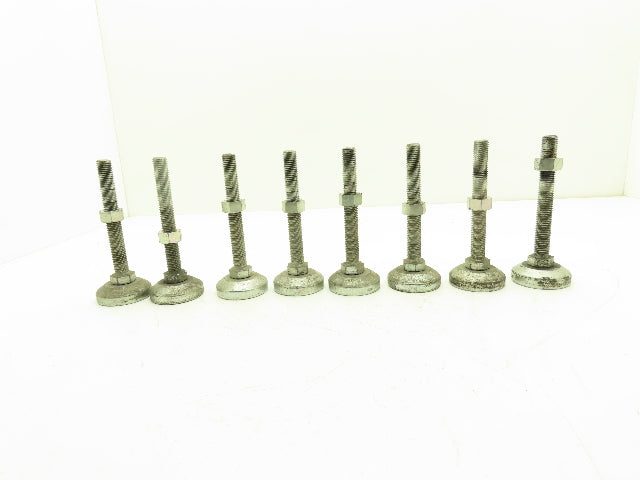 Machine Leveling Feet M16-2.0 Thread 125mm L 60mm Foot Adjustable Set of 8
