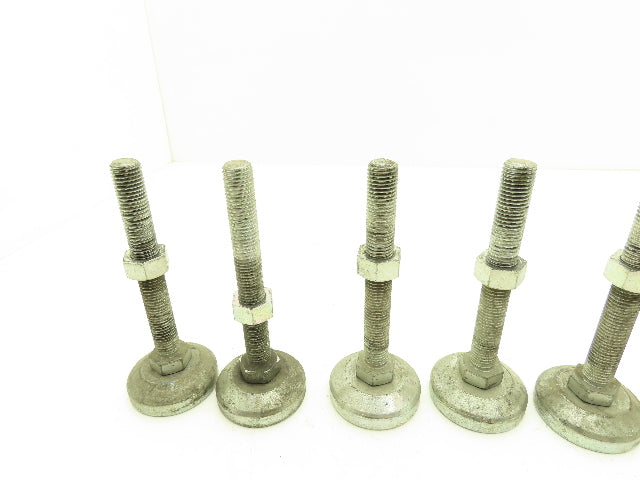 Machine Leveling Feet M16-2.0 Thread 125mm L 60mm Foot Adjustable Set of 8
