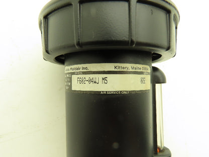 Watts Fluidair F602-04WJ M5 Pneumatic Air Filter 250PSI 40 Micron 1/2" NPT