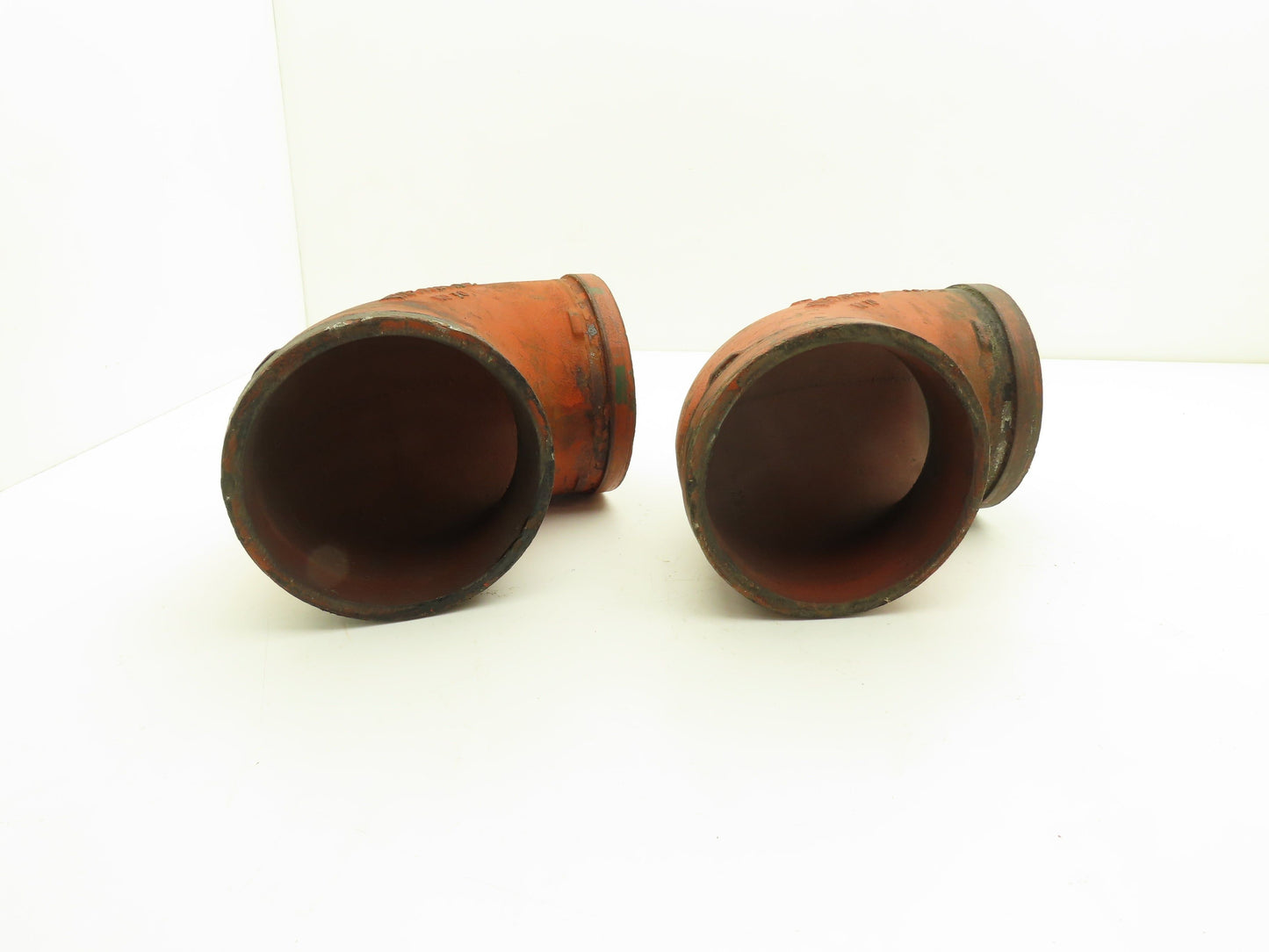 Victaulic No 10  5" Grooved 90° Elbow Pipe Fitting Ductile Iron  Lot of 2