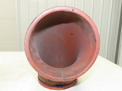 Victaulic No 10  6" Grooved 90° Elbow Pipe Fitting Ductile Iron  Lot of 2