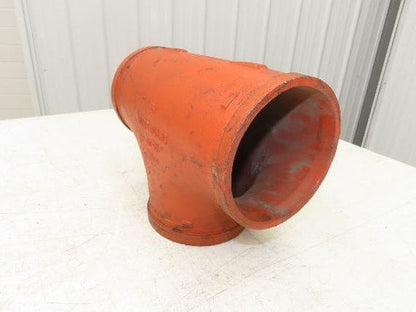 Victaulic No 20  5" Grooved End Tee Pipe Fitting Ductile Iron