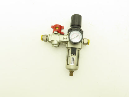 Automation 720635 Pneumatic Air Filter Regulator Lockout Valve 160PSI 3/8" NPT