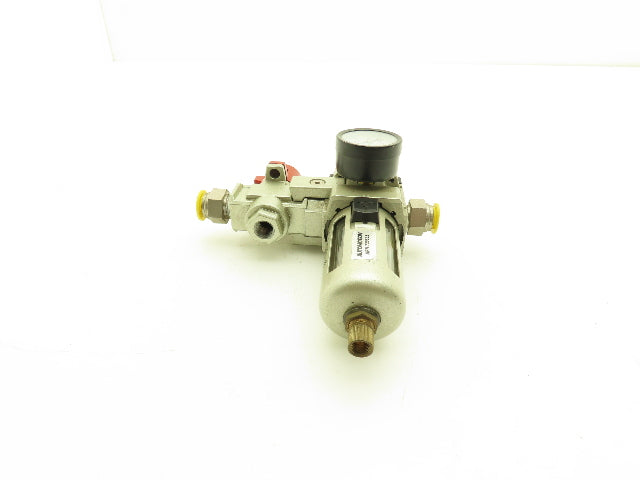 Automation 720635 Pneumatic Air Filter Regulator Lockout Valve 160PSI 3/8" NPT