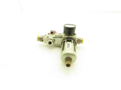 Automation 720635 Pneumatic Air Filter Regulator Lockout Valve 160PSI 3/8" NPT