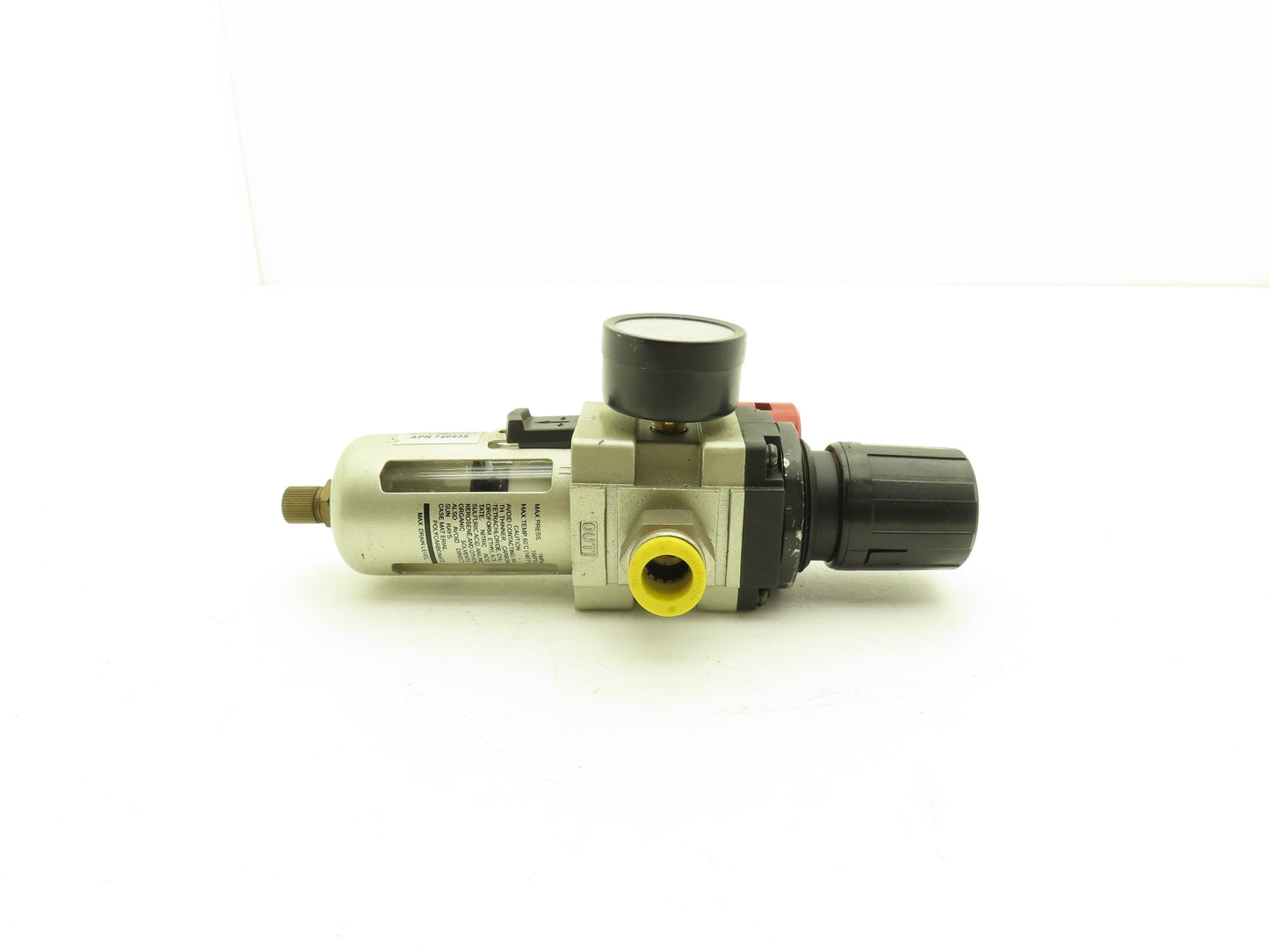 Automation 720635 Pneumatic Air Filter Regulator Lockout Valve 160PSI 3/8" NPT
