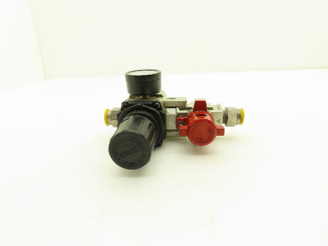 Automation 720635 Pneumatic Air Filter Regulator Lockout Valve 160PSI 3/8" NPT