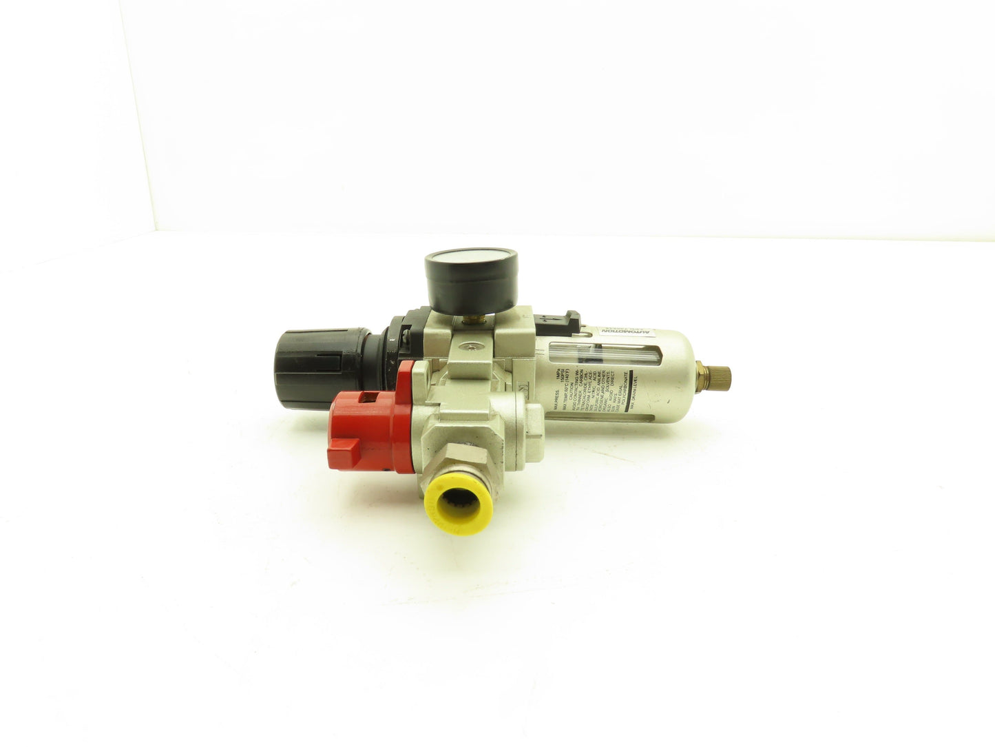 Automation 720635 Pneumatic Air Filter Regulator Lockout Valve 160PSI 3/8" NPT