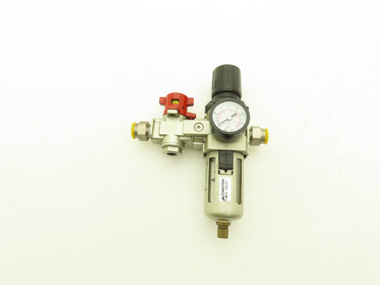 Automation 720635 Pneumatic Air Filter Regulator Lockout Valve 160PSI 3/8" NPT