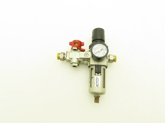 Automation 720635 Pneumatic Air Filter Regulator Lockout Valve 160PSI 3/8" NPT