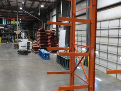 Cantilever Rack 2 W8-18 Post 4 Shelf 1-Side 192" 16' Upright 78"W 48" Arms 5000#