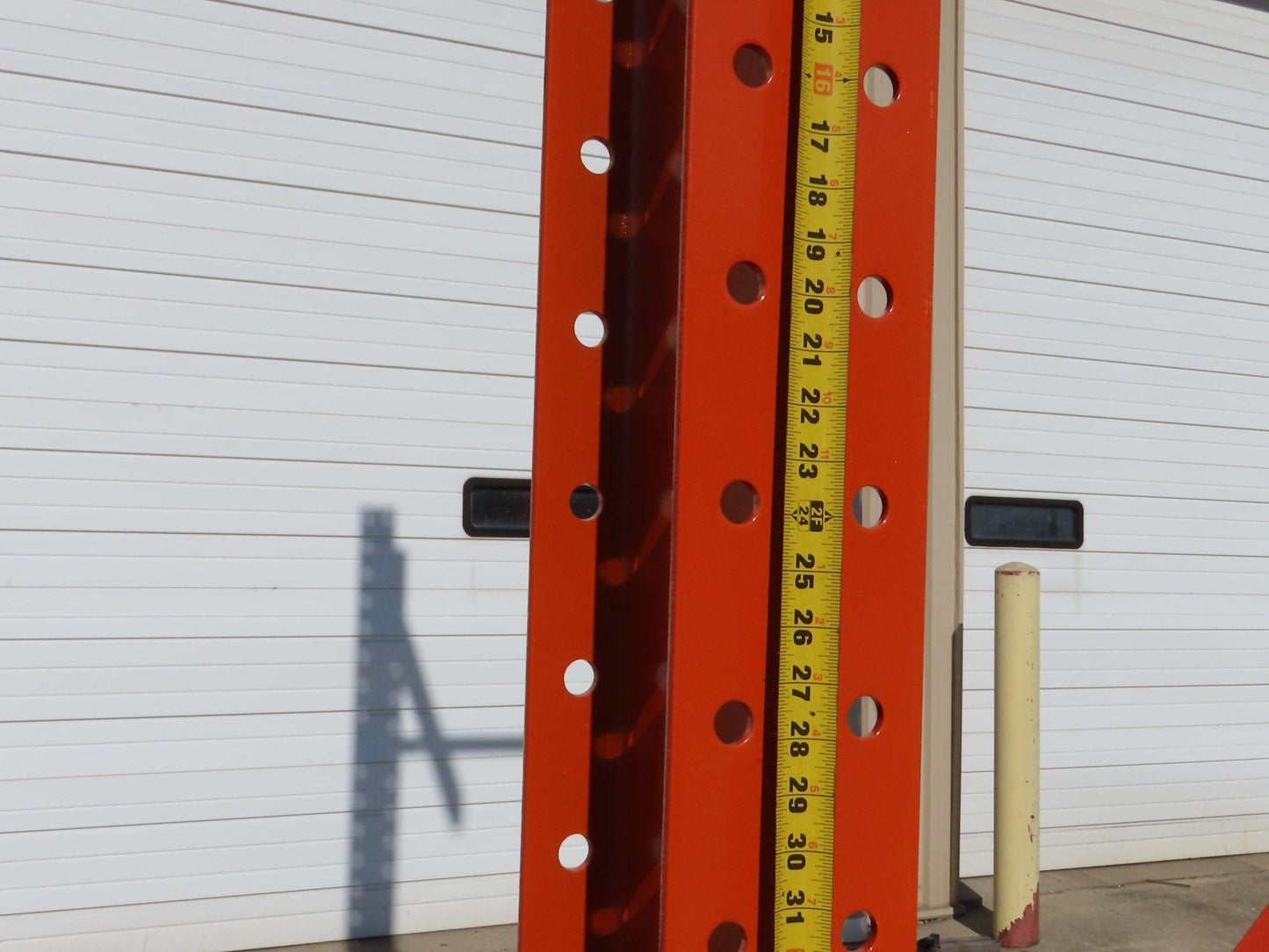 Cantilever Rack 2 W8-18 Post 4 Shelf 1-Side 192" 16' Upright 78"W 48" Arms 5000#