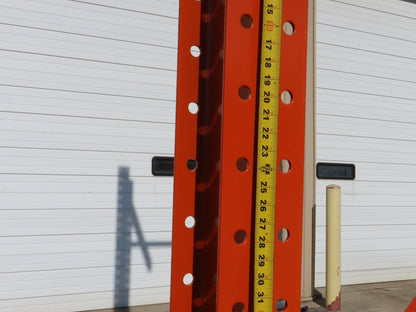 Cantilever Rack 2 W8-18 Post 4 Shelf 1-Side 192" 16' Upright 78"W 48" Arms 5000#