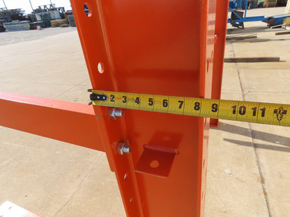 Cantilever Rack 2 W8-18 Post 4 Shelf 1-Side 192" 16' Upright 78"W 48" Arms 5000#