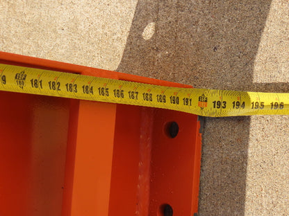 Cantilever Rack 2 W8-18 Post 4 Shelf 1-Side 192" 16' Upright 78"W 48" Arms 5000#