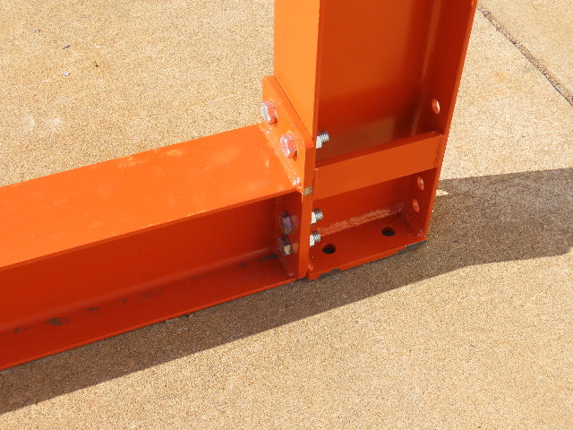 Cantilever Rack 2 W8-18 Post 4 Shelf 1-Side 192" 16' Upright 78"W 48" Arms 5000#