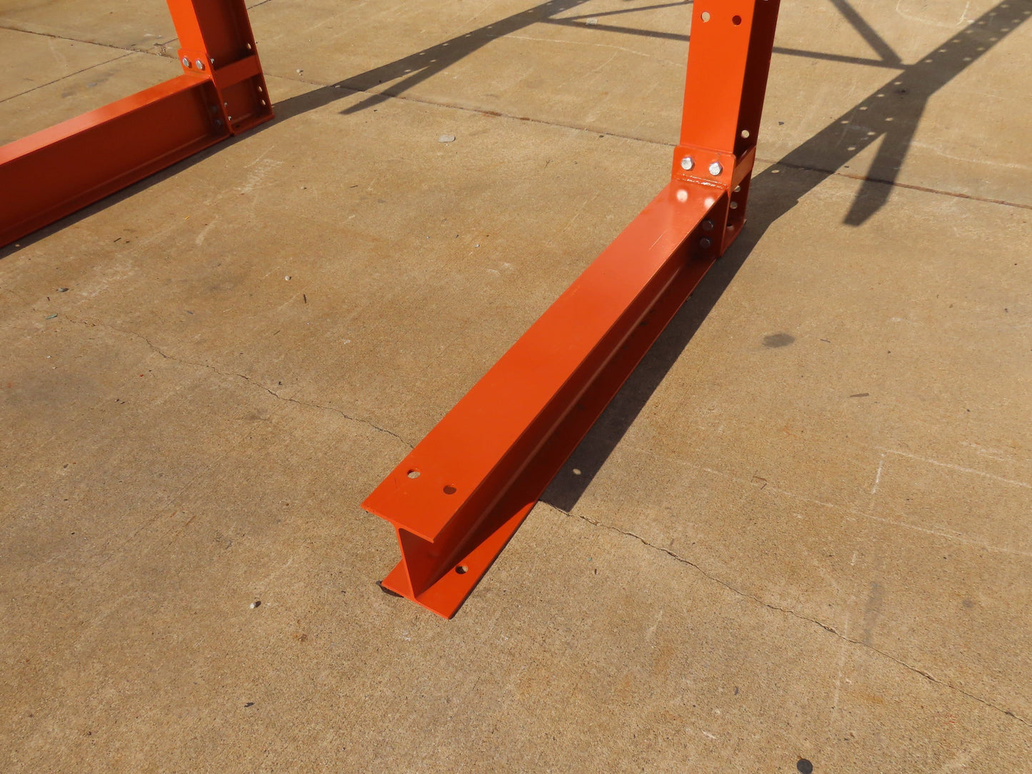 Cantilever Rack 2 W8-18 Post 4 Shelf 1-Side 192" 16' Upright 78"W 48" Arms 5000#