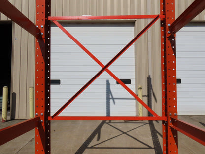 Cantilever Rack 2 W8-18 Post 4 Shelf 1-Side 192" 16' Upright 78"W 48" Arms 5000#