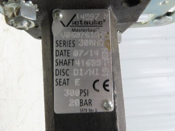 Victaulic 300MS MasterSeal 6" Butterfly Valve Grooved Pipe 300psi