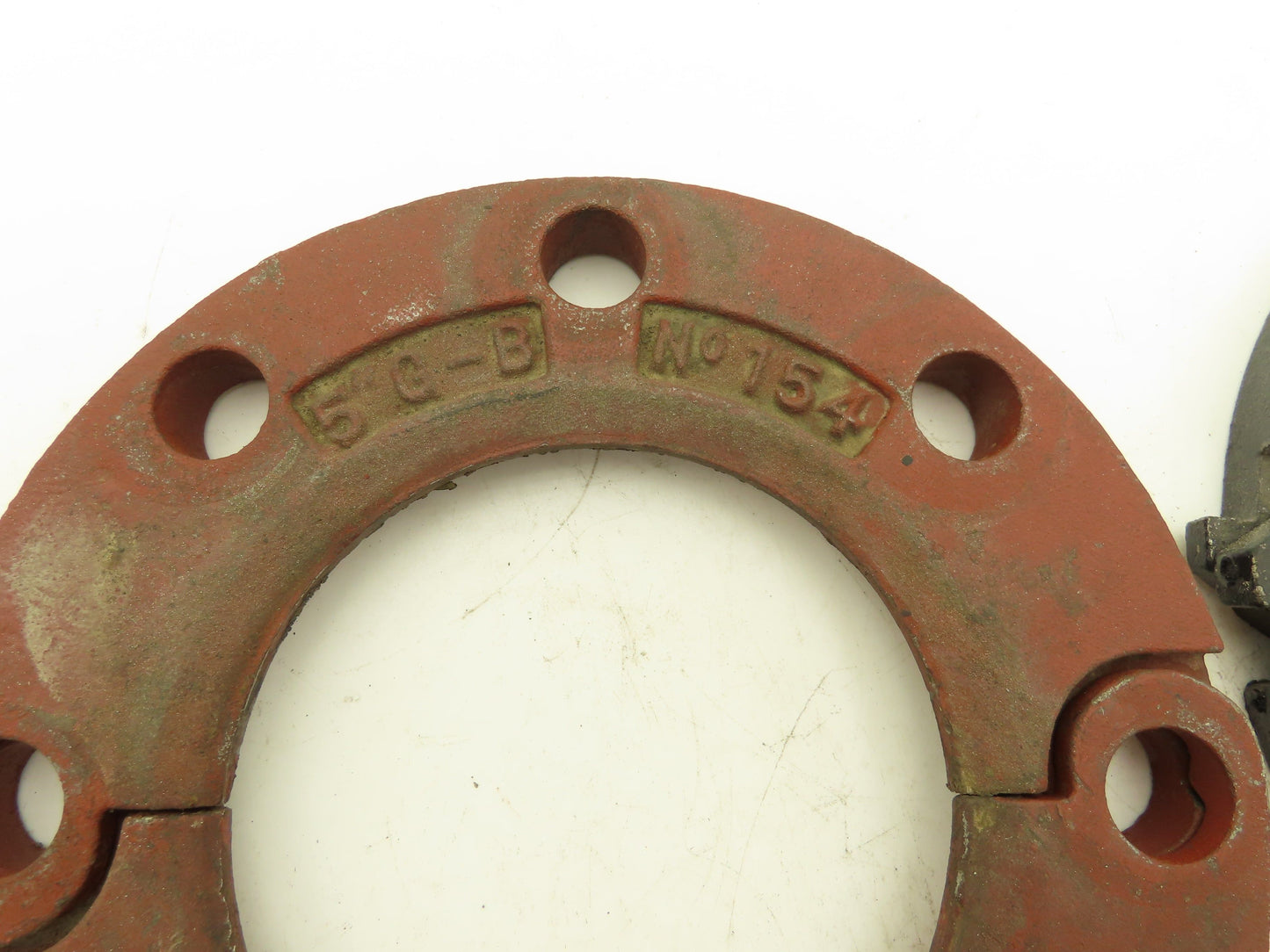 Victaulic 5"-741 Grooved Pipe Split Flange Adapter Ductile Iron 8-Bolt  Lot of 3